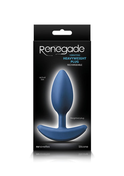 NS Novelties Renegade Heavyweight Plug Medium BLUE - 1