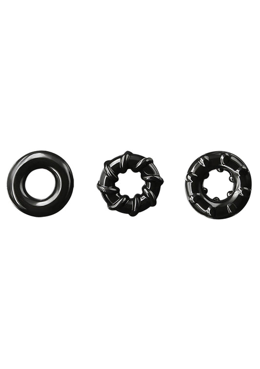 NS Novelties Renegade Dyno Rings - Schwarz