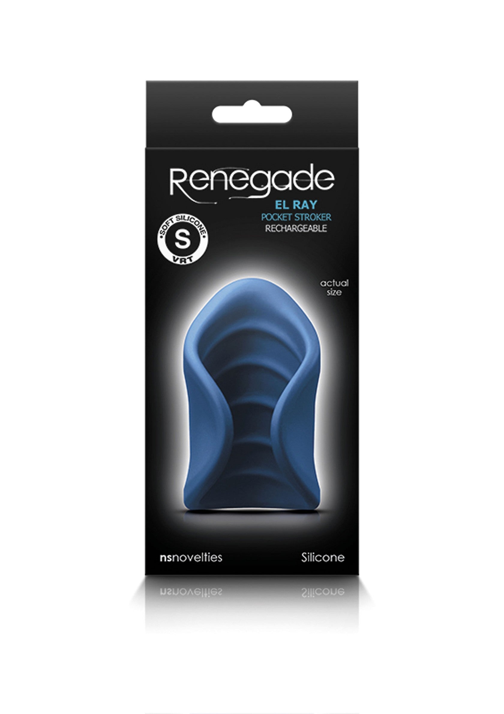 NS Novelties Renegade El Ray Pocket Stroker BLUE - 1