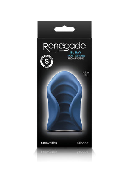 NS Novelties Renegade El Ray Pocket Stroker BLUE - 1