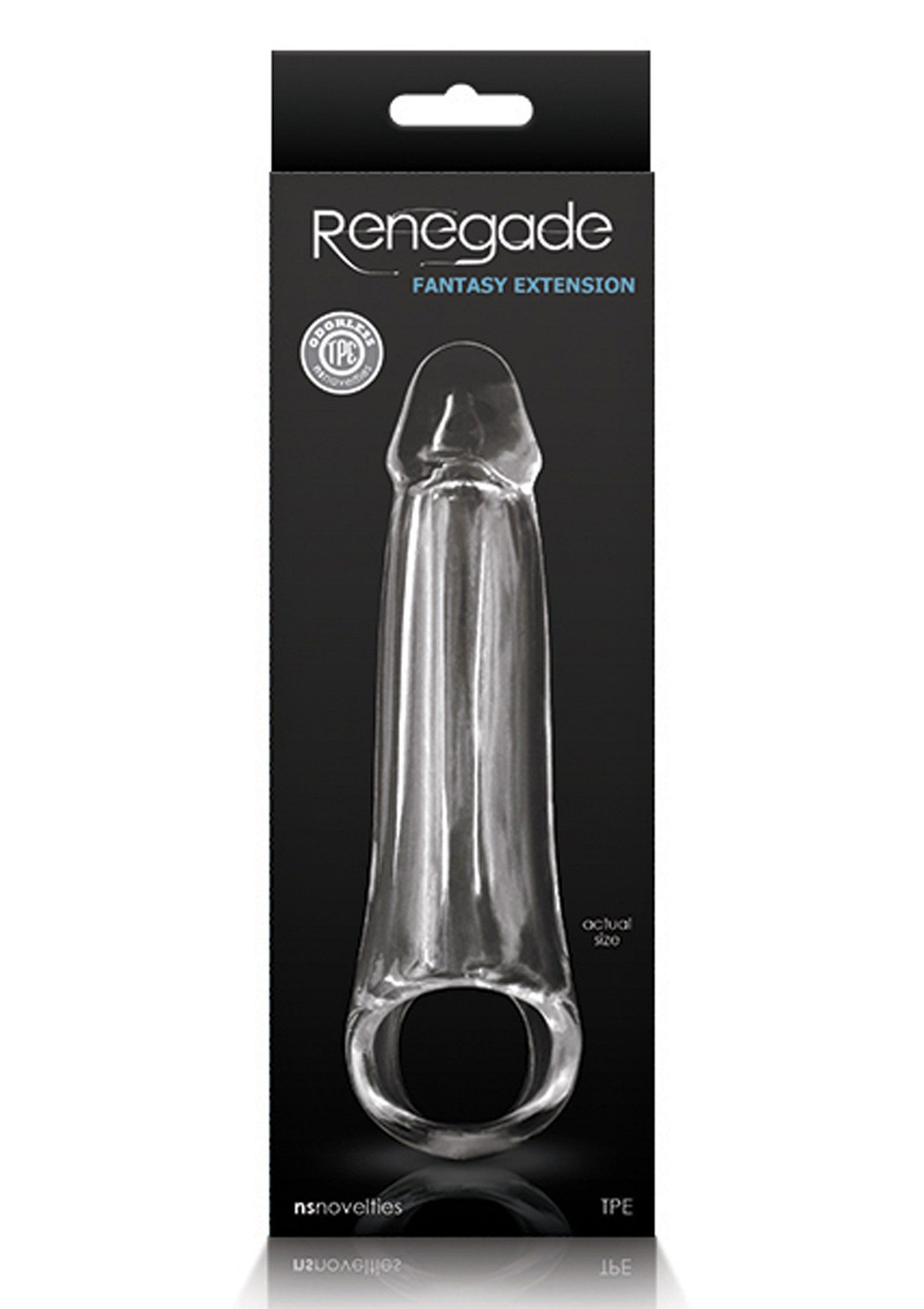 NS Novelties Renegade Fantasy Extenstion Small TRANSPA - 1