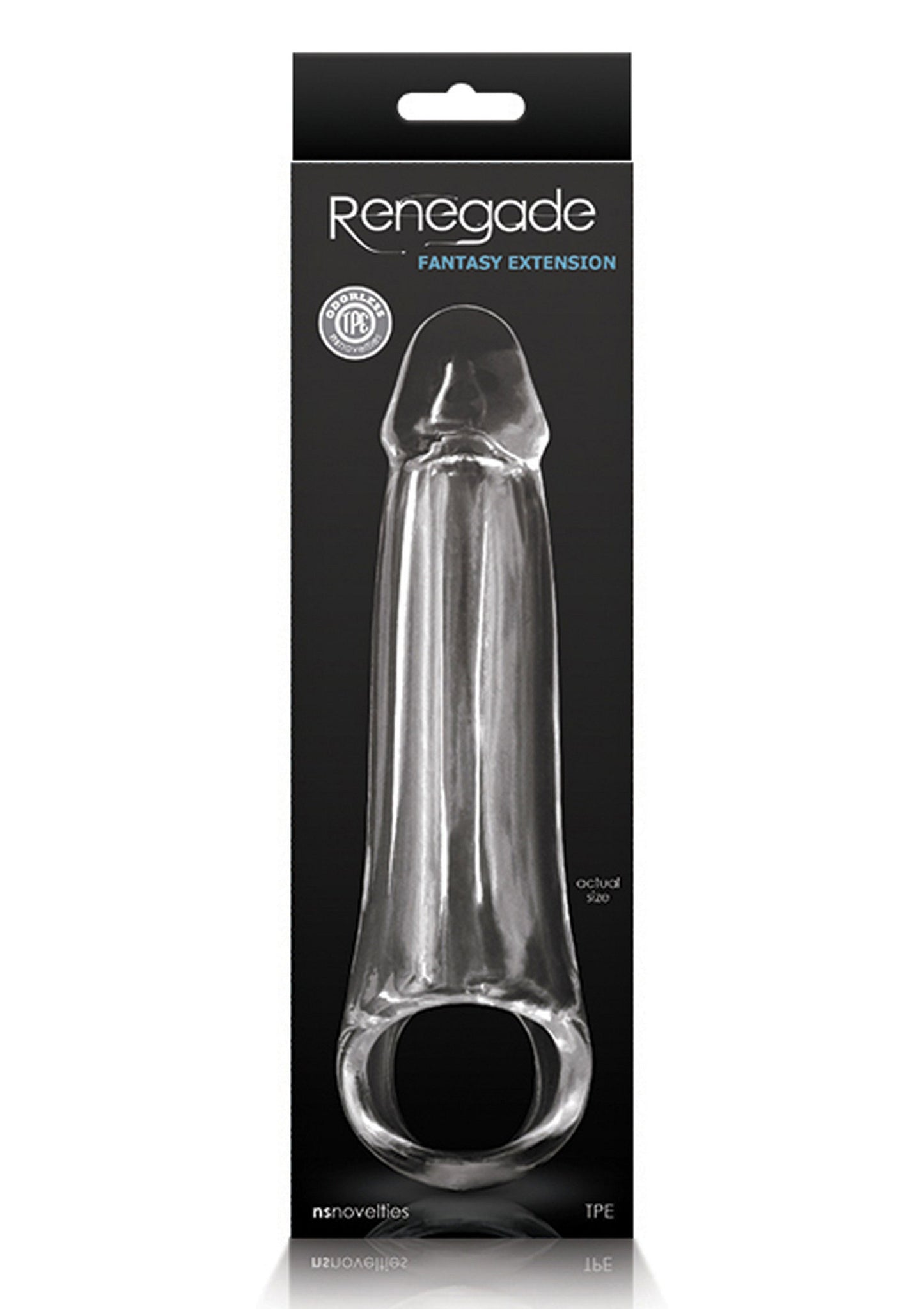 NS Novelties Renegade Fantasy Extenstion Medium TRANSPA - 1