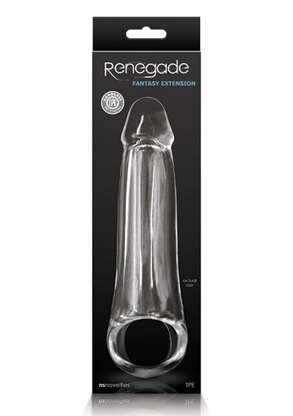 NS Novelties Renegade Fantasy Extenstion Medium TRANSPA - 1