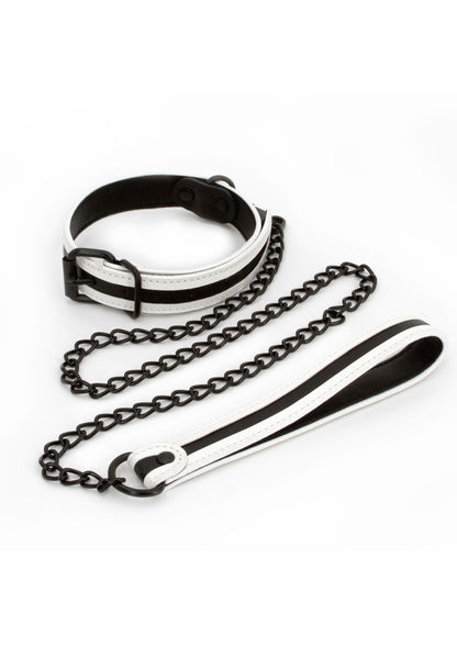 NS Novelties GLO Bondage Collar and Leash GLOW - 3