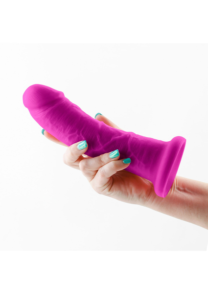 NS Novelties Colours Dual Density 7' Girth Dildo PURPLE - 2