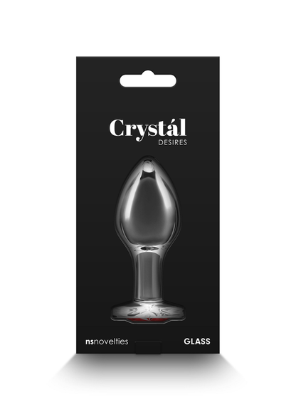 NS Novelties Crystal Desires Red Heart Medium RED - 0