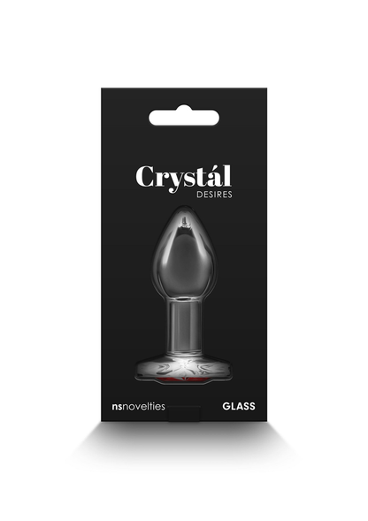 NS Novelties Crystal Desires Red Heart Small RED - 0