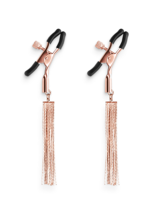 NS Novelties Bound Nipple Clamps D2 - Rose Gold