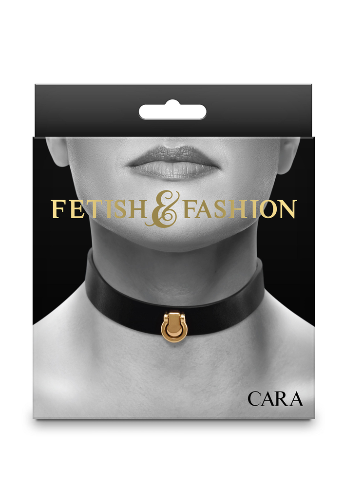 NS Novelties Fetish & Fashion Cara Collar BLACK - 0