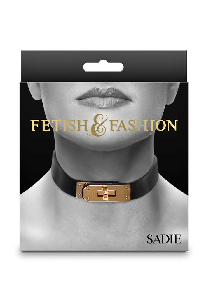 NS Novelties Fetish & Fashion Sadie Collar BLACK - 2