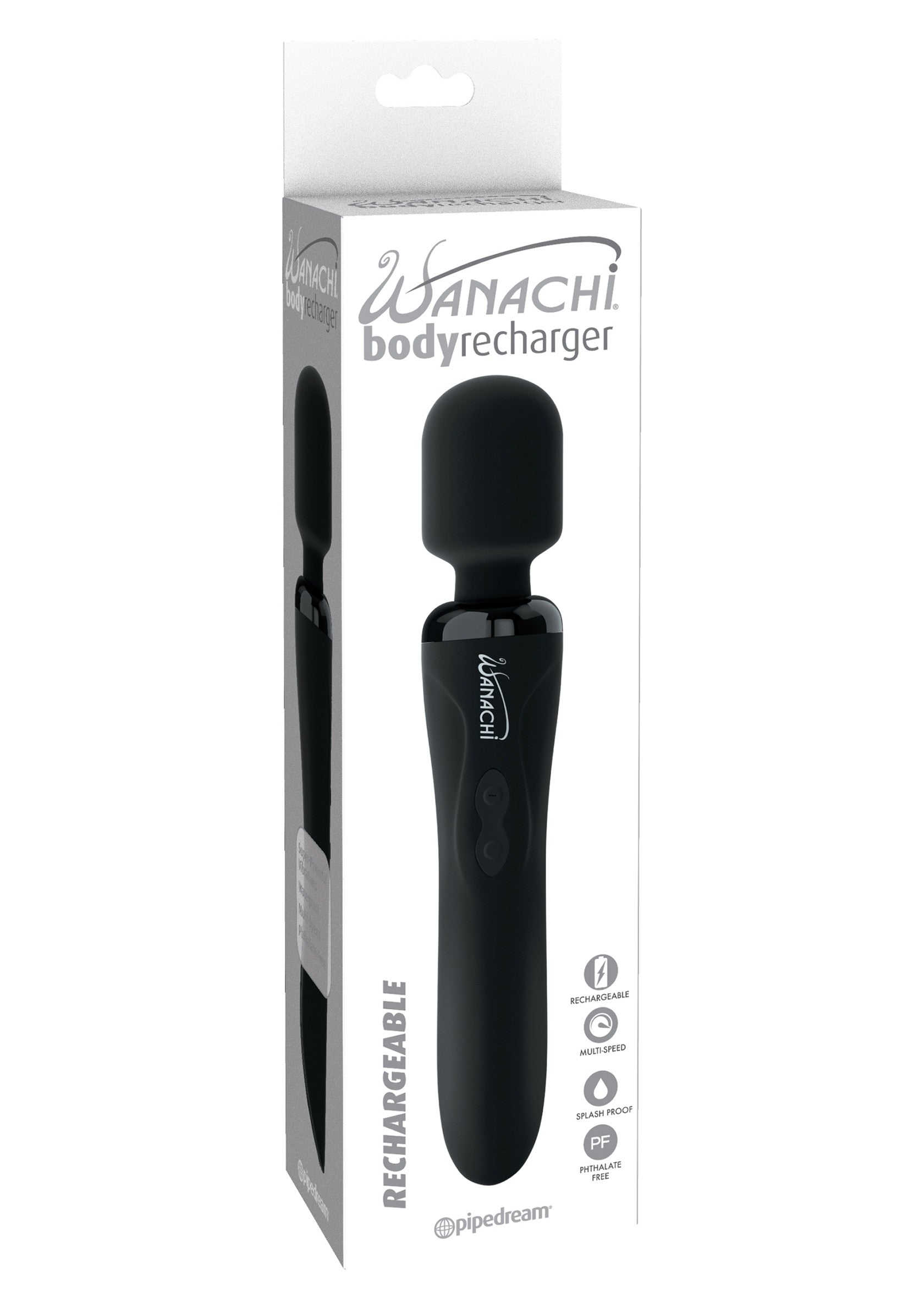 Pipedream Wanachi Wanachi Body Recharger BLACK - 1