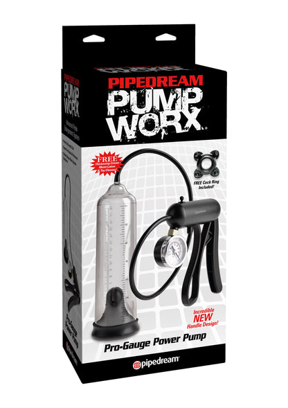 Pipedream Pump Worx Pro-Gauge Power Pump TRANSPA - 0