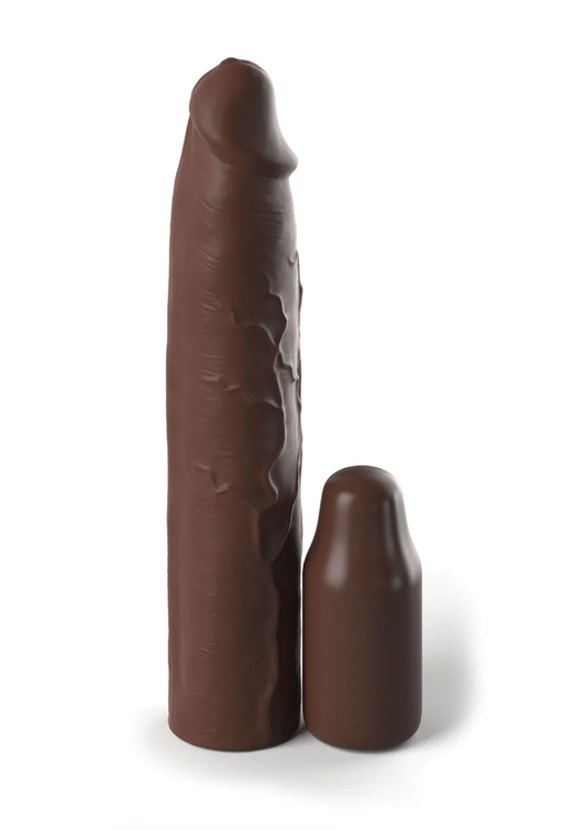 Pipedream Fantasy X-Tensions - Elite 3' Silicone Mega X-tension - Brown - Braune Hautfarbe