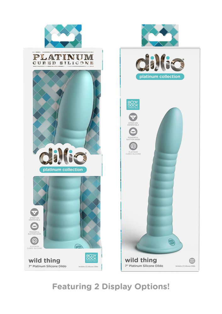 Pipedream Dillio Platinum Wild Thing 7' GREEN - 0