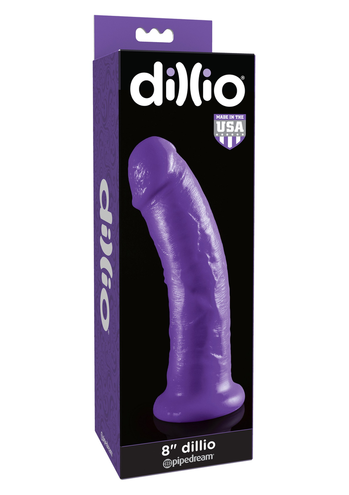 Pipedream Dillio Dillio 8' PURPLE - 1