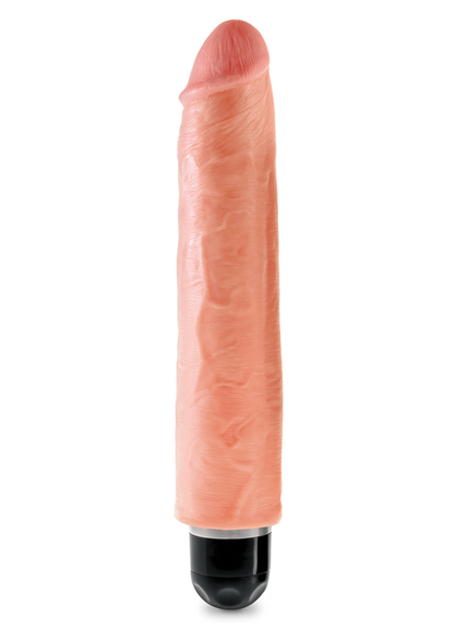 Pipedream King Cock 10' Vibrating Stiffy SKIN - 0