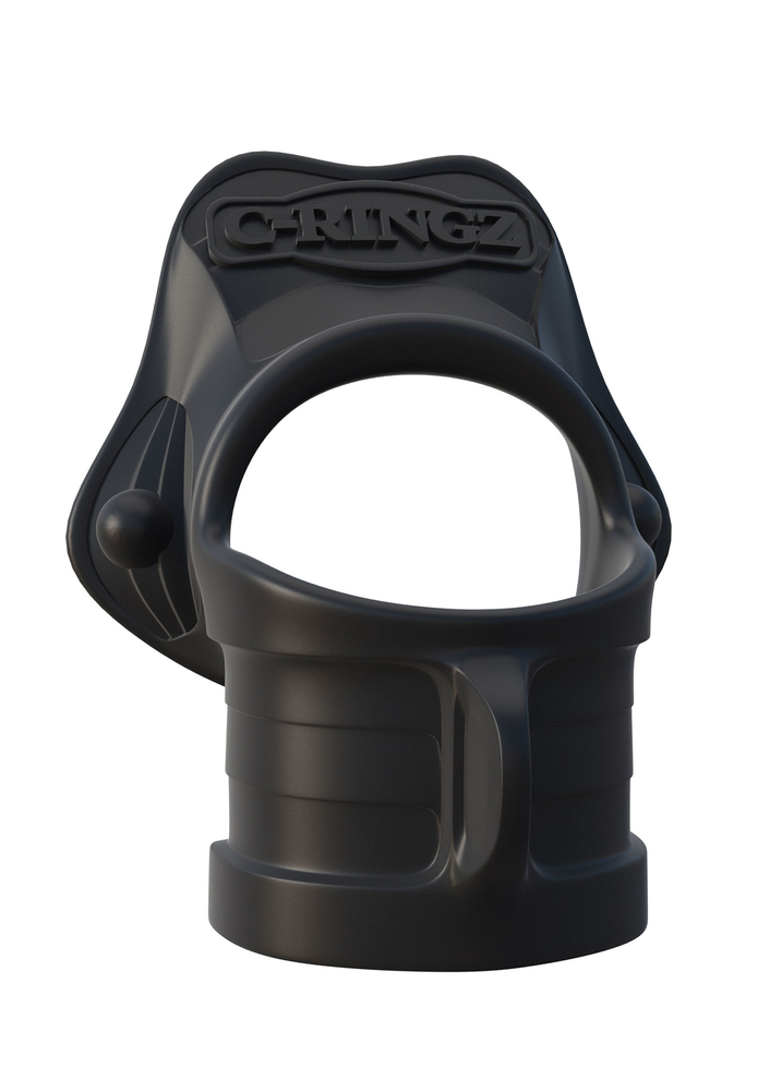 Pipedream Fantasy C-Ringz Rock Hard Ring & Stretcher BLACK - 1