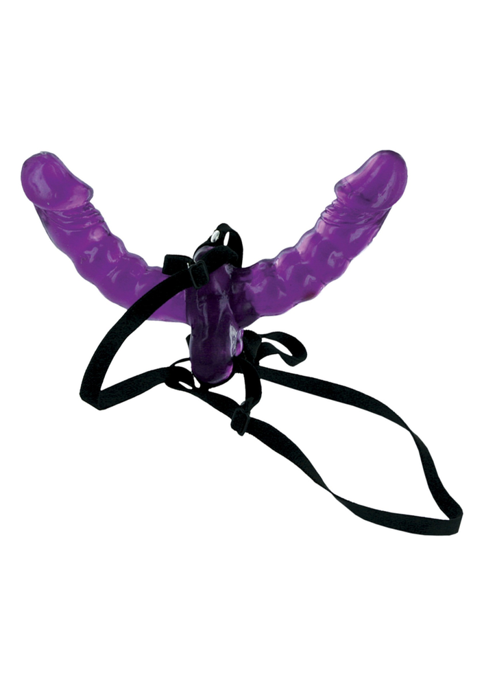 Pipedream Fetish Fantasy Double Delight Strap-on BLACK - 0