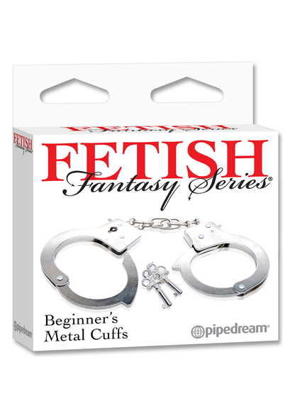 Pipedream Fetish Fantasy Beginners Metal Cuffs BLACK - 1