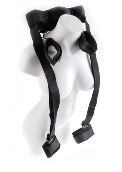 Pipedream Fetish Fantasy Position Master With Cuffs BLACK - 0