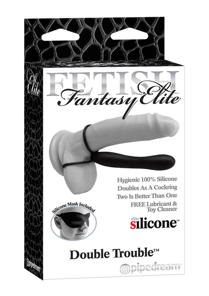 Pipedream Fetish Fantasy Double Trouble BLACK - 0