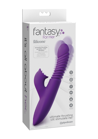 Pipedream Fantasy For Her Thrusting Clit Stimulate-Her PURPLE - 0