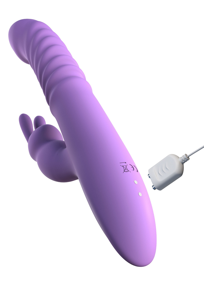 Pipedream Fantasy For Her Her Thrusting Silicone Rabbit PURPLE - 4