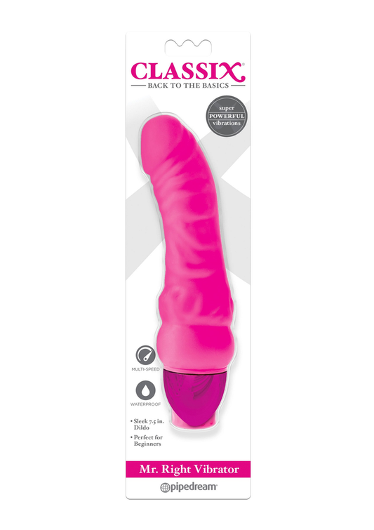 Pipedream Classix - Mr. Right Vibrator - Rosa