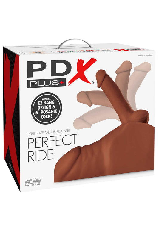 Pipedream PDX Plus - Perfect Ride - Braune Hautfarbe