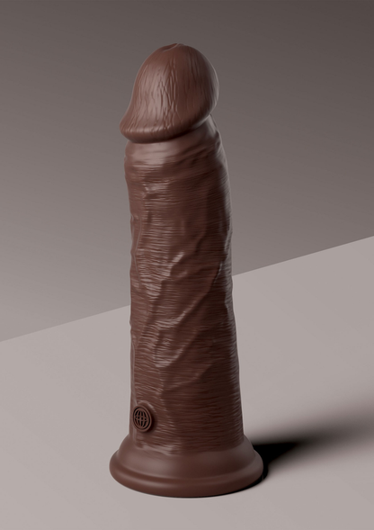 Pipedream King Cock Elite 8' 2Density Silicone Cock BROWN - 6