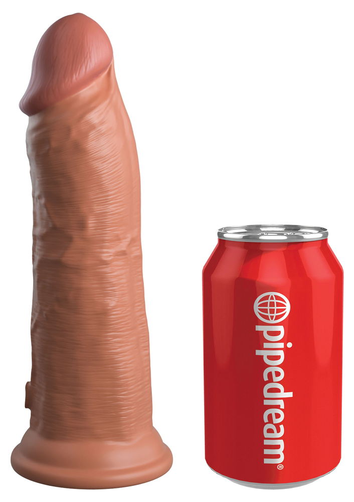 Pipedream King Cock Elite 8' 2Density Silicone Cock CARAMEL - 6