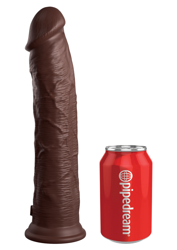 Pipedream King Cock Elite 11' 2Density Silicone Cock BROWN - 6