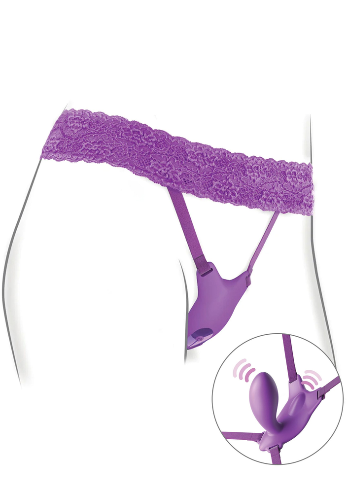 Pipedream Fantasy For Her G-Spot Butterfly Strap-On PURPLE - 1