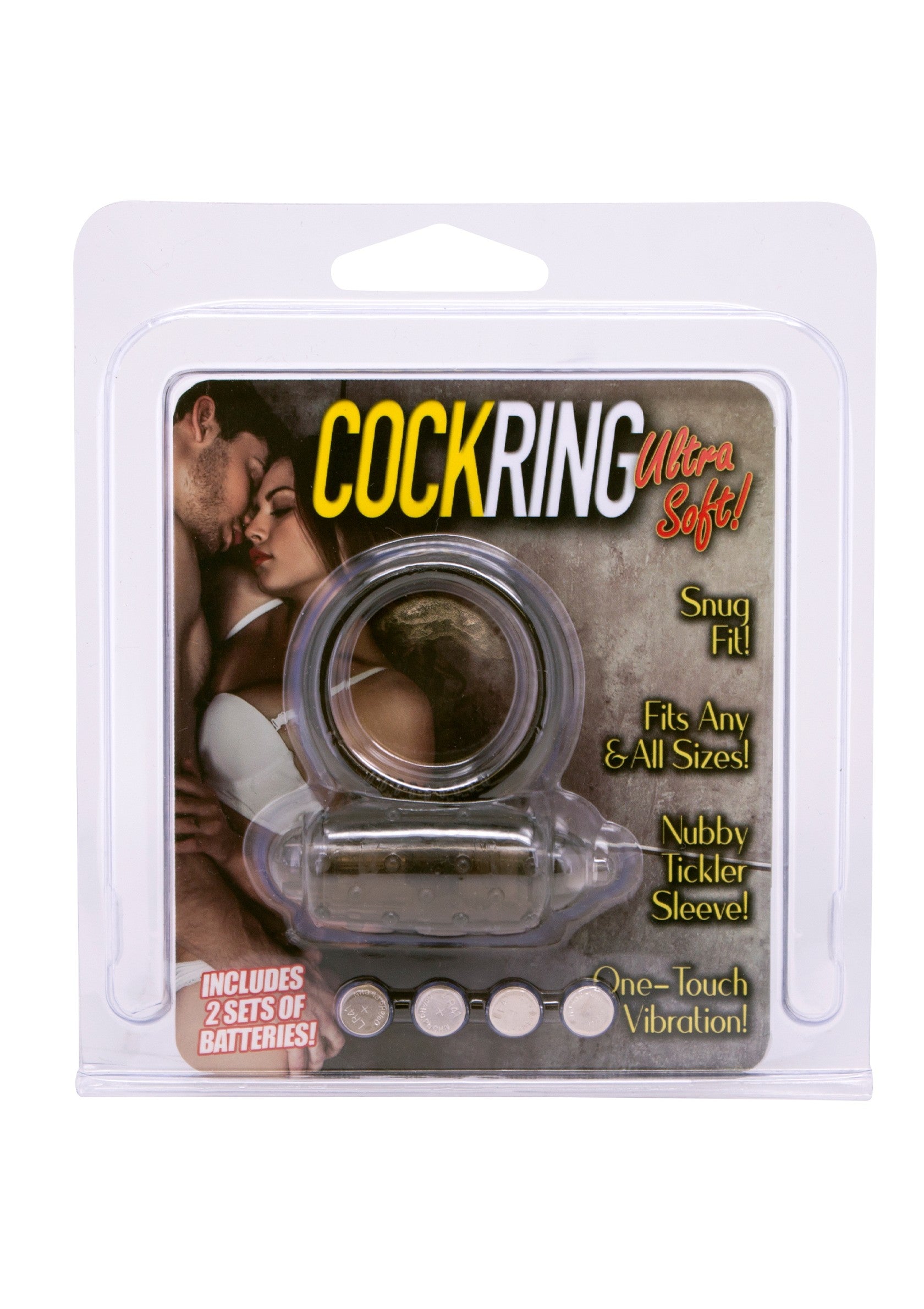 Seven Creations Mini Vibrating Cockring BLACK - 0