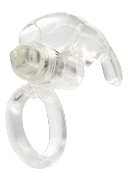 Seven Creations Rabbit Vibrating Cockring TRANSPA - 1