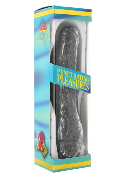 Seven Creations Vinyl P-Shape Vibrator No.2 BLACK - 1