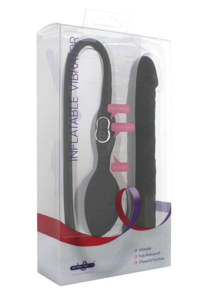 Seven Creations Inflatable Vibrator BLACK - 1