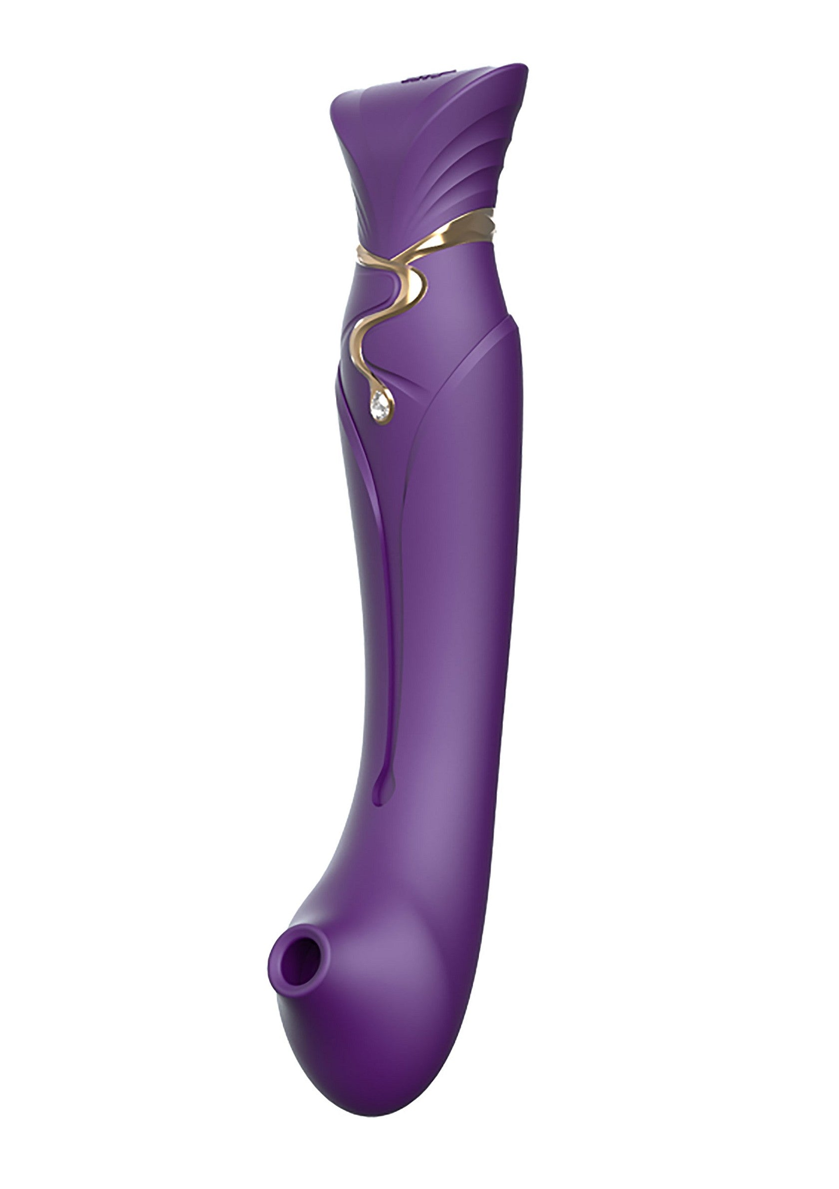 Zalo Queen Set Pulse Wave Clit Stim PURPLE - 6