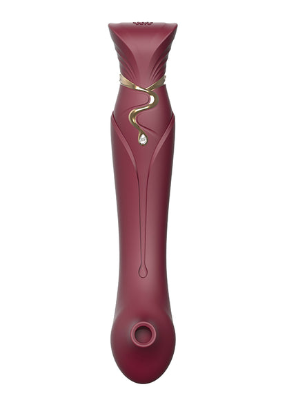 Zalo Queen Set Pulse Wave Clit Stim RED - 12