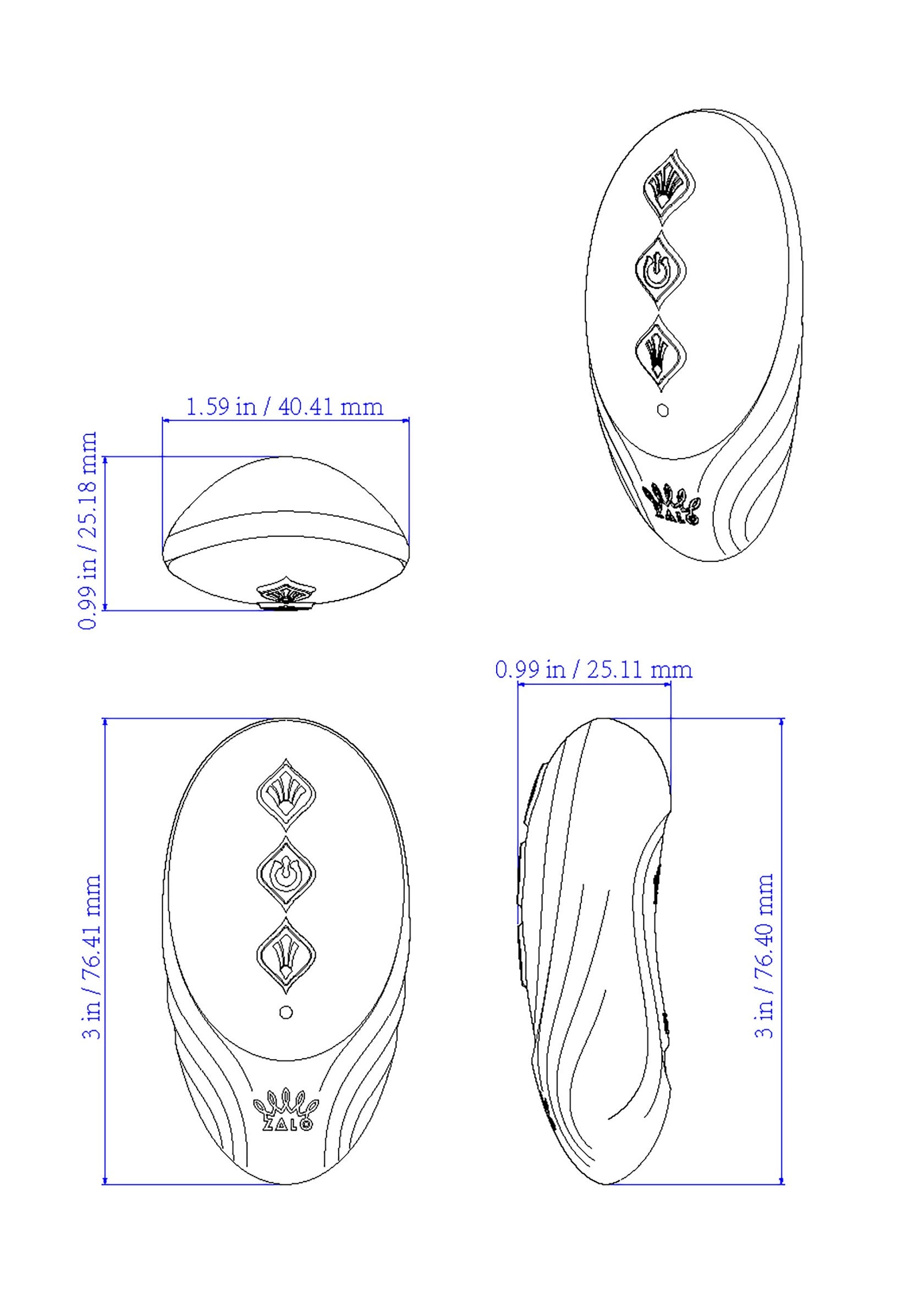 Zalo Bayek Wearable Vibrator GREEN - 11