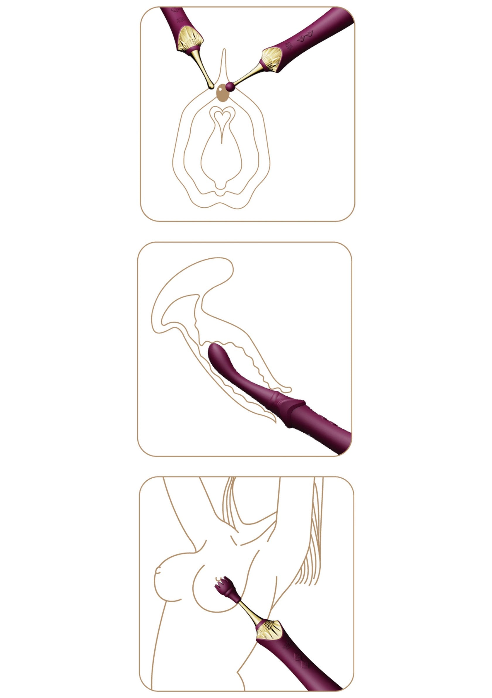 Zalo Bess 2 Clitoral Vibrator PURPLE - 3