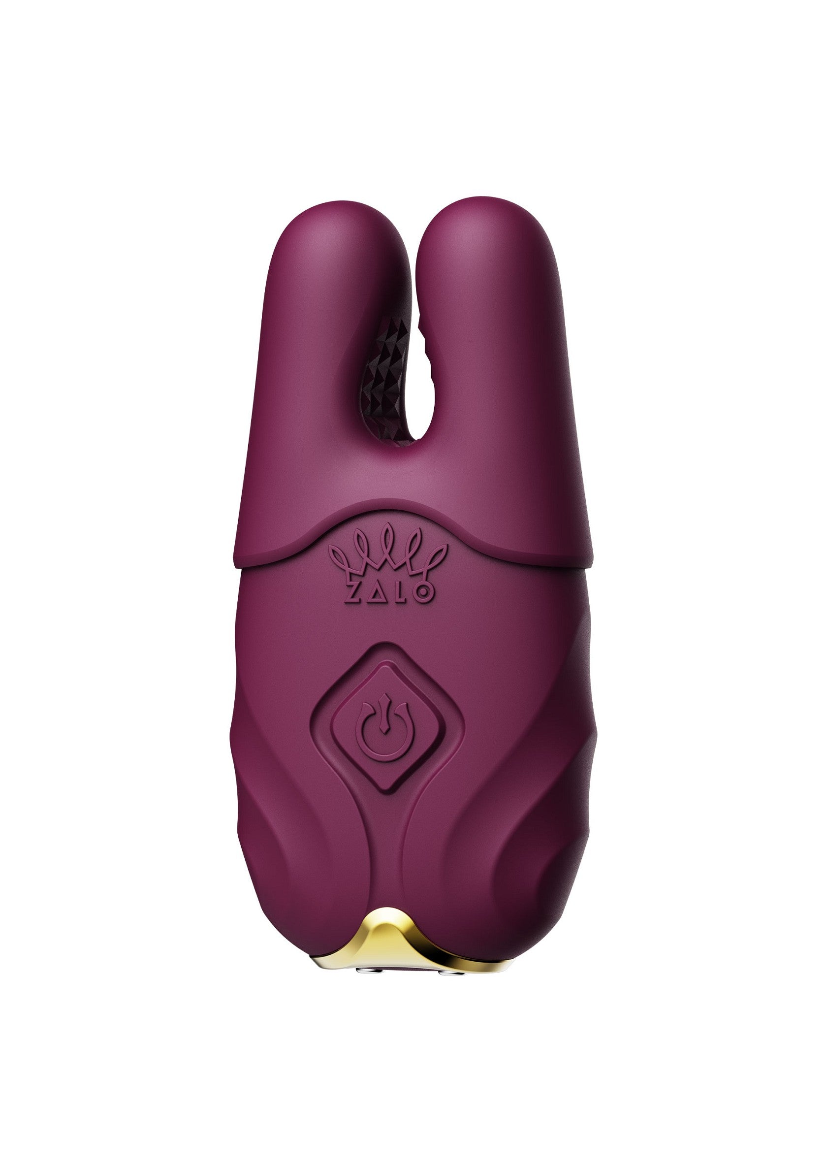 Zalo Nave Vibrating Nipple Clamps PURPLE - 12