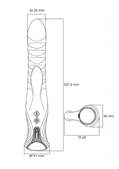 Zalo Mose Rabbit Thruster+Heating BLACK - 6