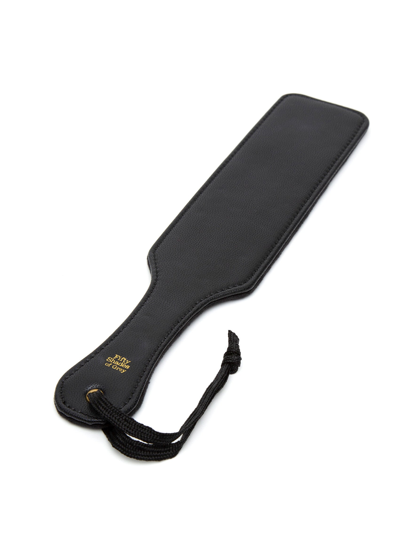 Faux Leather Spanking Paddle BLACK - 4