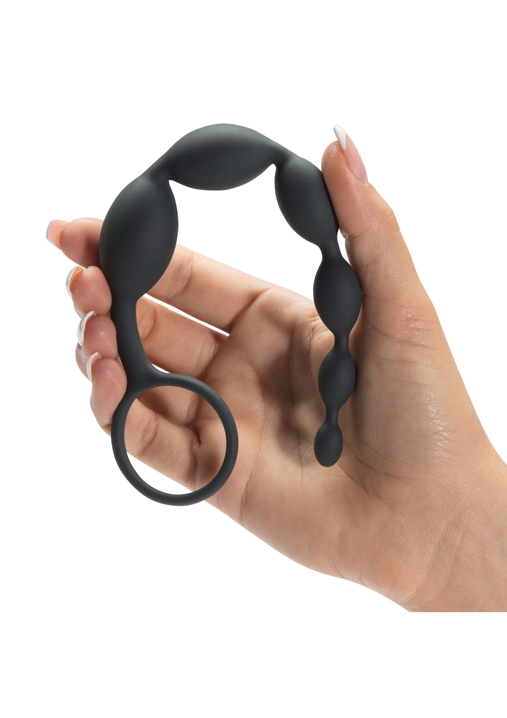 Silicone Anal Beads BLACK - 5