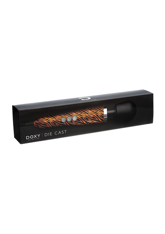 Doxy Die Cast Metal Massager - tiger