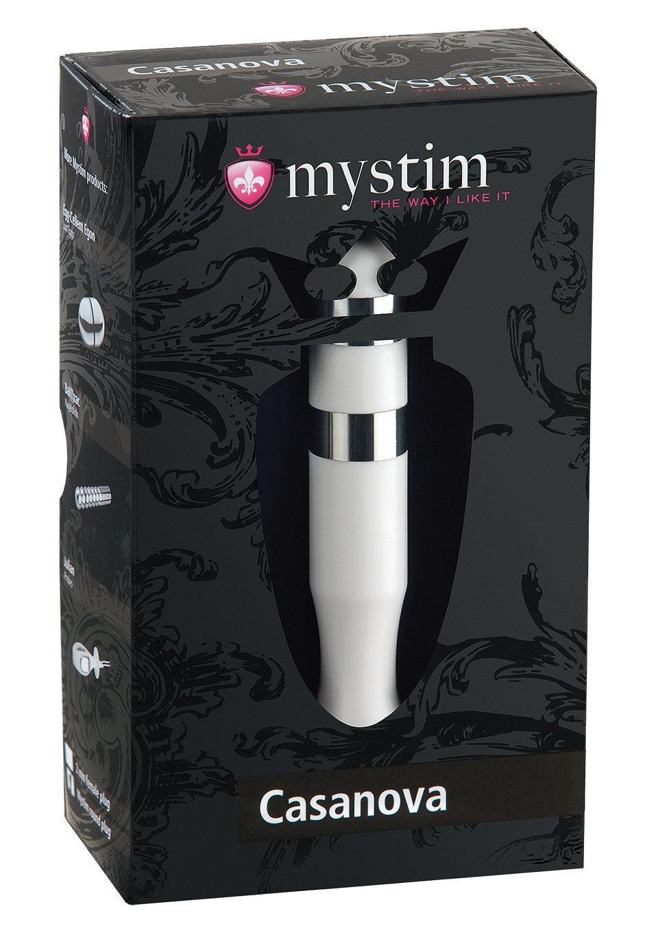 MyStim Casanova Unisex Dildo WHITE - 1