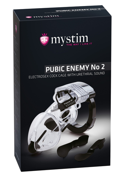 MyStim Pubic Enemy No. 2 Cock Cage TRANSPA - 2