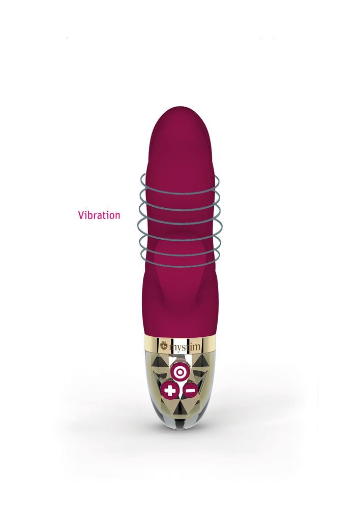 MyStim Hop Hop Bob Vibrator FUCHSIA - 4