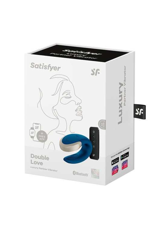 Satisfyer Double Love Bluetooth + App - Blau